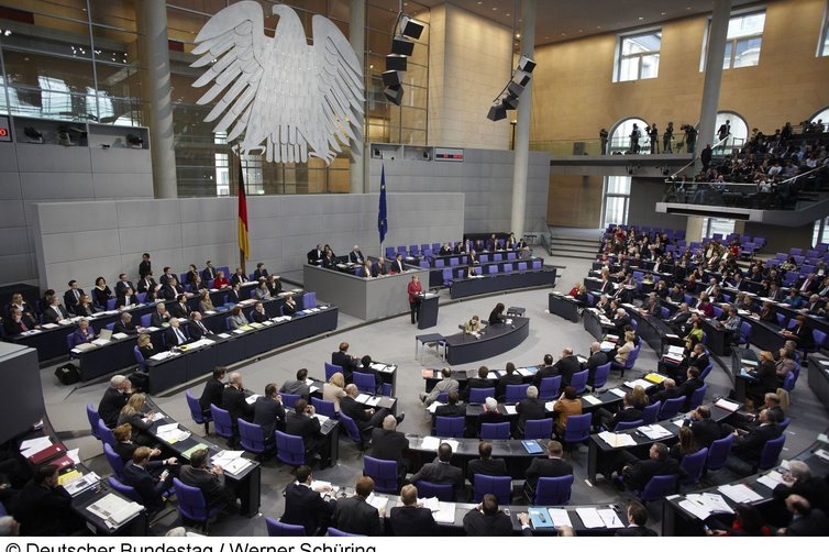 Plenum des Deutschen Bundestages