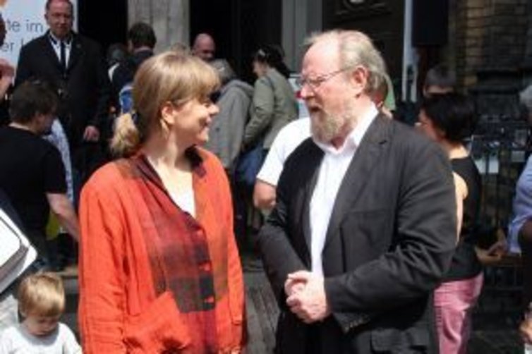 Eva-Maria Menard (Pfarrerin der Zionskirche), Wolfgang Thierse