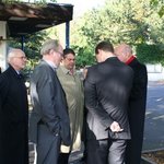 Kranzniederlegung am Grab von Willy Brandt 2011